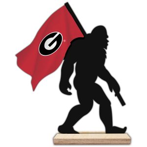 Georgia Bulldogs 18'' Team Logo Bigfoot Silhouette Desktop Art