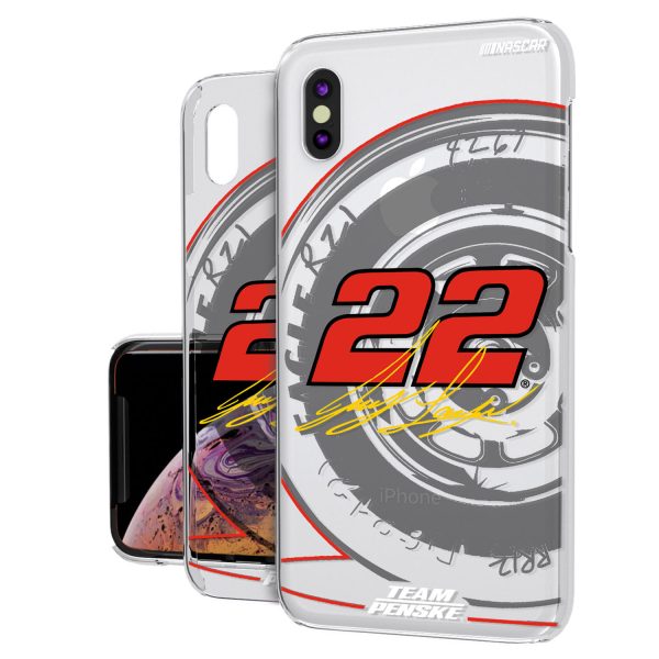 Joey Logano iPhone Clear Case