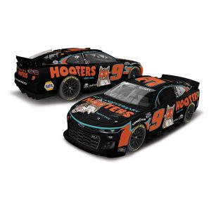 Action Racing Chase Elliott 2023 #9 Hooters 1:24 Color Chrome Die-Cast Chevrolet Camaro