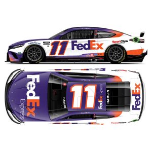 Action Racing Denny Hamlin 2023 #11 FedEx Express 1:24 Regular Paint Die-Cast Toyota Camry