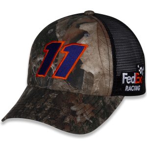 Men's Joe Gibbs Racing Team Collection Camo Denny Hamlin Team Color Snapback Adjustable Hat