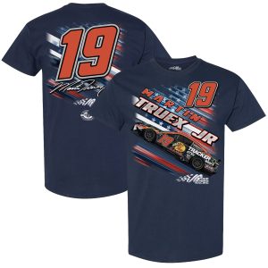 Men's Joe Gibbs Racing Team Collection Navy Martin Truex Jr Patriotic Fuel T-Shirt