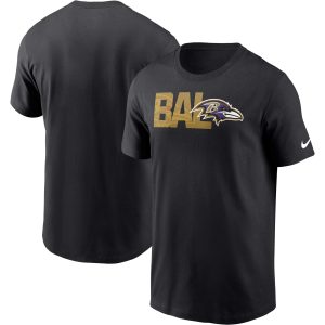 Men's Nike Black Baltimore Ravens Local Essential T-Shirt