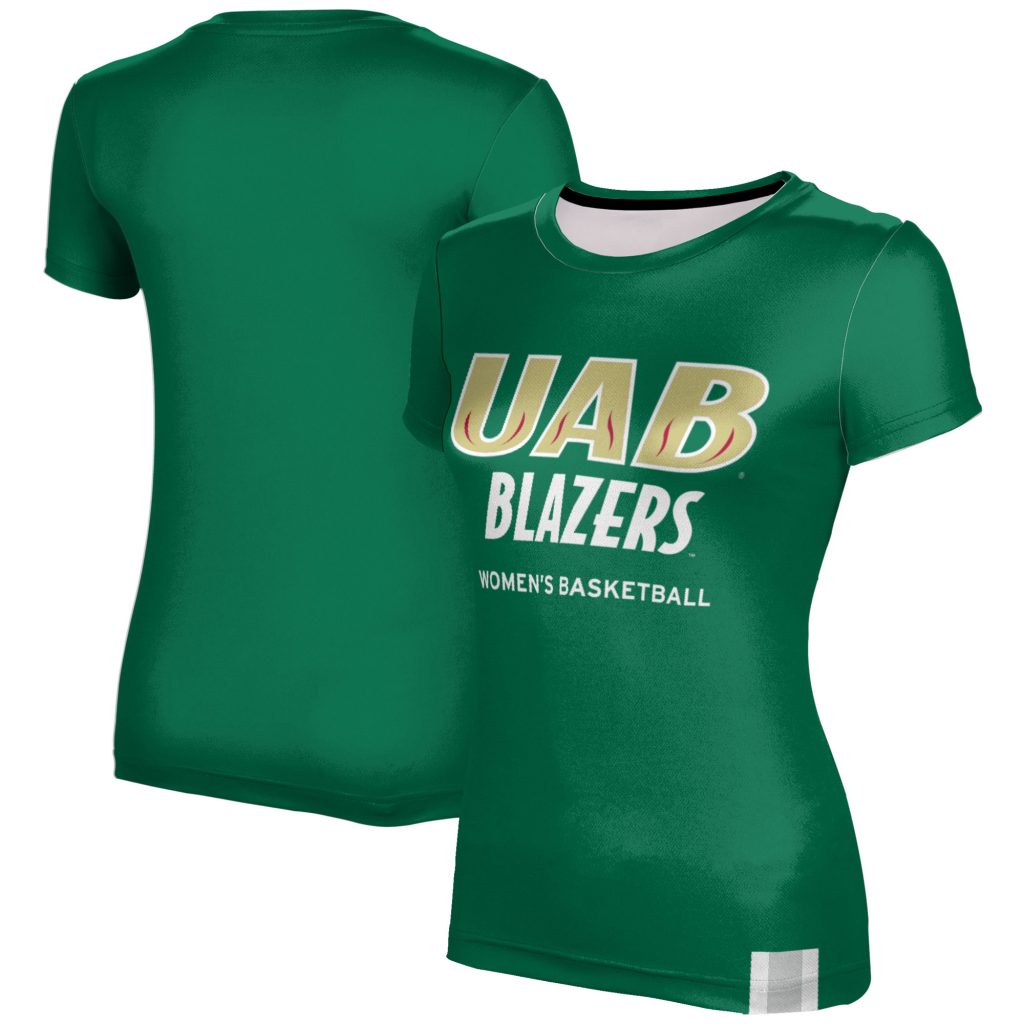 Women's Green UAB Blazers Women's Basketball T-Shirt