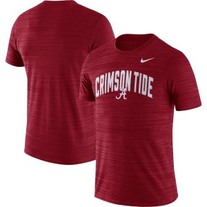 Men's Nike Crimson Alabama Crimson Tide 2022 Game Day Sideline Velocity Performance T-Shirt