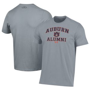 Men's Under Armour Gray Auburn Tigers Alumni Performance T-Shirt