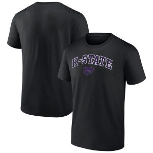 Men's Fanatics Branded Black Kansas State Wildcats Campus T-Shirt