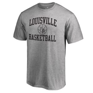 Men's Fanatics Branded Heathered Gray Louisville Cardinals In Bounds T-Shirt