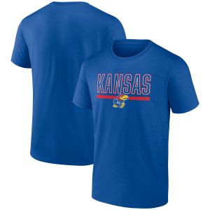 Men's Fanatics Branded Royal Kansas Jayhawks Classic Inline Team T-Shirt