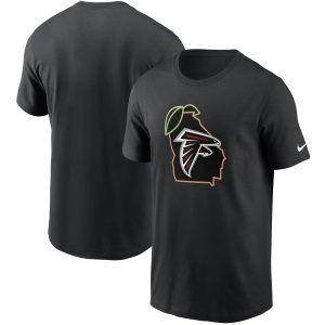Men's Nike Black Atlanta Falcons Hometown Collection State T-Shirt