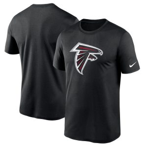Men's Nike Black Atlanta Falcons Logo Essential Legend Performance T-Shirt