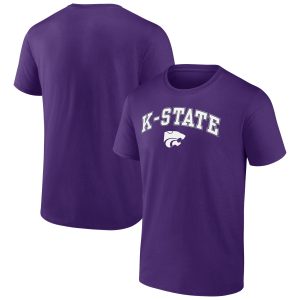 Men's Fanatics Branded Purple Kansas State Wildcats Campus T-Shirt