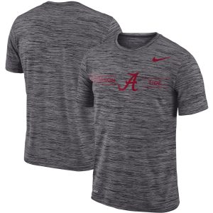 Men's Nike Gray Alabama Crimson Tide Velocity Sideline Legend Performance T-Shirt