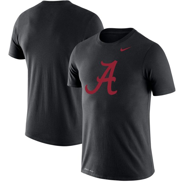 Men's Nike Black Alabama Crimson Tide School Logo Legend Performance T-Shirt
