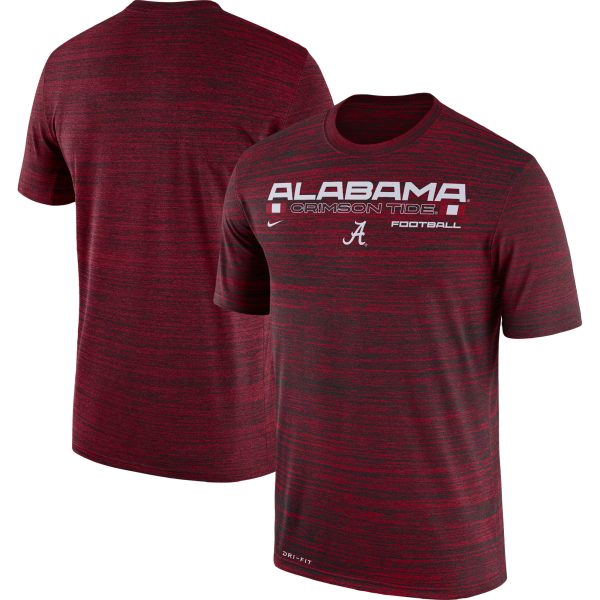 Men's Nike Crimson Alabama Crimson Tide Team Velocity Legend Performance T-Shirt