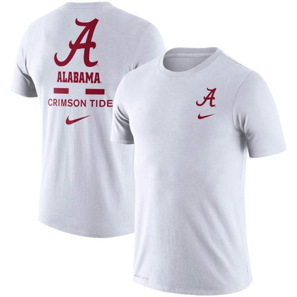 Men's Nike White Alabama Crimson Tide DNA Logo Performance T-Shirt