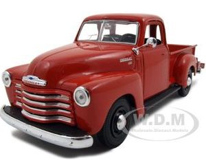 1950 Chevrolet 3100 Pickup Truck Omaha Orange 1/25 Diecast Model Car by Maisto